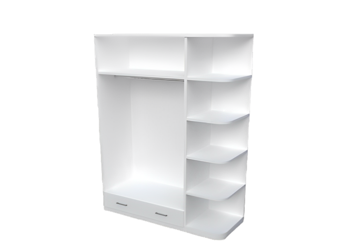 Tủ 2 cánh 2 nắp 1 thọa + kệ - Chinhuei